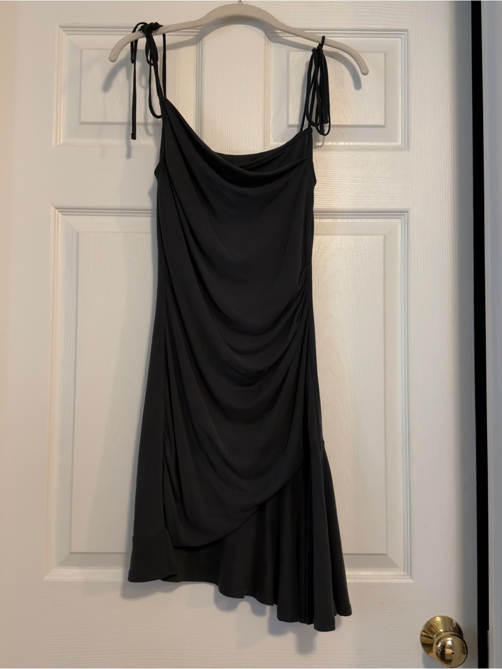 Geel Gabriel Mini Dress - Charcoal